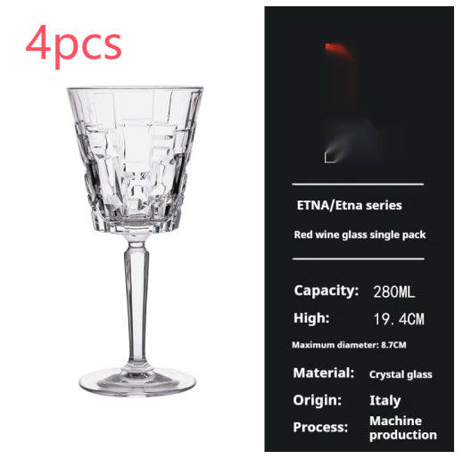 Crystal Glassware Set For Elegant Home Dining And Serving