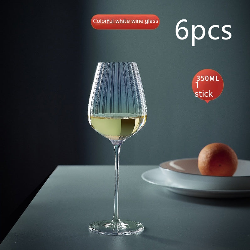 Rainbow Crystal Glass For Elegant Beverage Serving