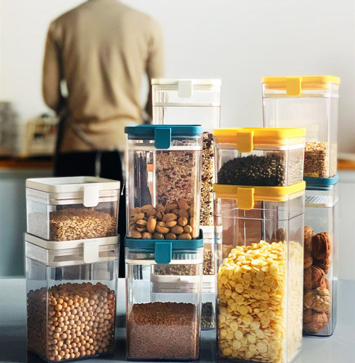 Household Kitchen Sealed Storage Jar Container With Airtight Lid