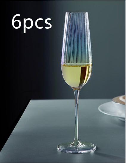 Rainbow Crystal Glass For Elegant Beverage Serving