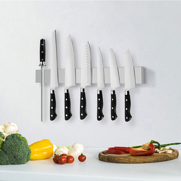 Wall Mounted Kitchen Knife Storage Rack And Organizer Holder