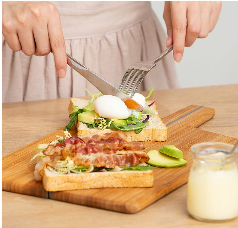 Foldable Bamboo Kitchen Cutting Board Creative Space Saving Design
