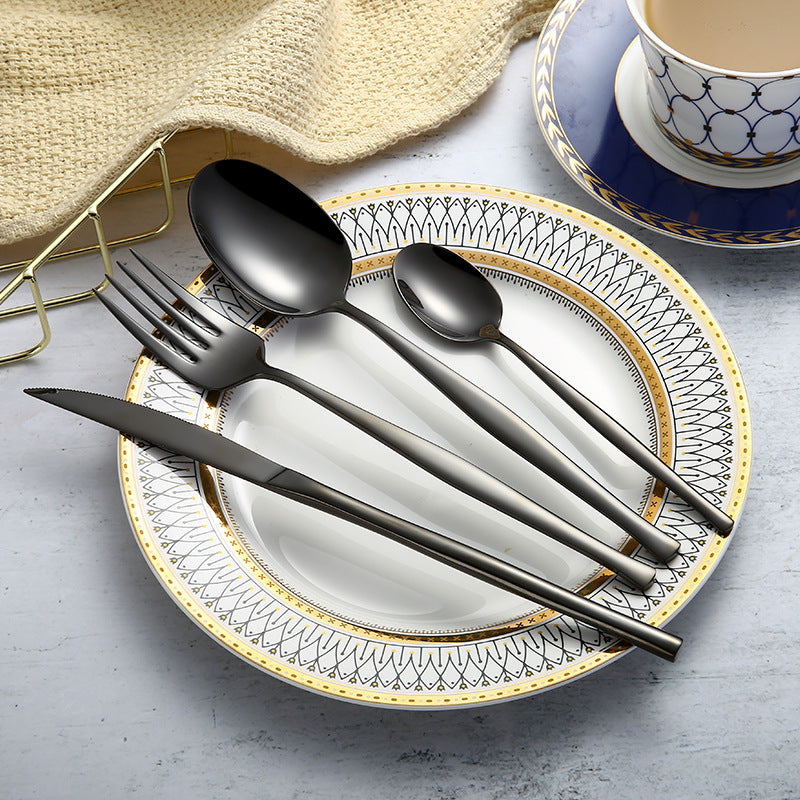 304 Stainless Steel Western Cutlery Set For Dining And Table Use