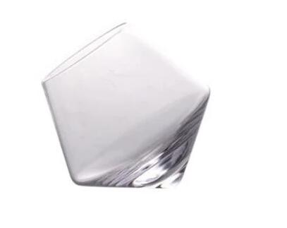 Crystal Wide Belly Drinking Glass For Elegant Cocktail Serving