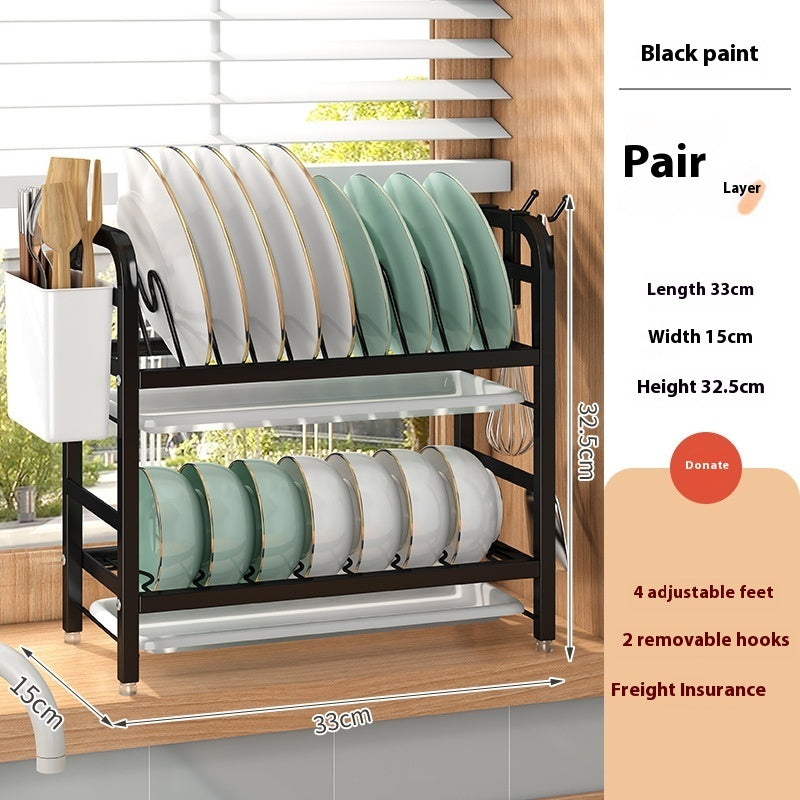 Kitchen Storage Rack For Organized Countertop And Cabinet Storage Use
