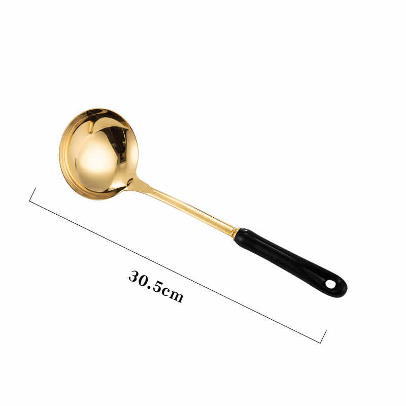 Nordic Stainless Steel Spatula With Elegant Ceramic Handle