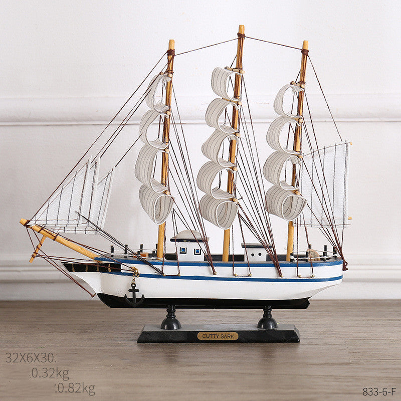Creative Home Craft Sailing Decoration Figurine For Interior Display
