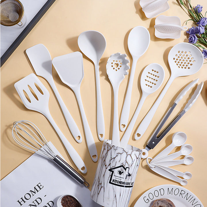 Household Food Grade Silicone Kitchen Utensil Cooking Set
