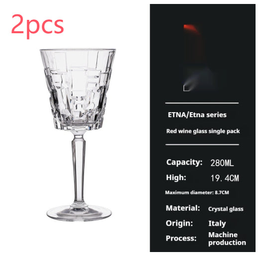 Crystal Glassware Set For Elegant Home Dining And Serving
