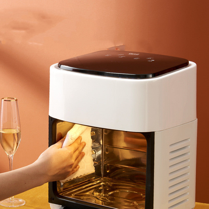 Stainless Steel Air Fryer With Modern Stylish Compact Design