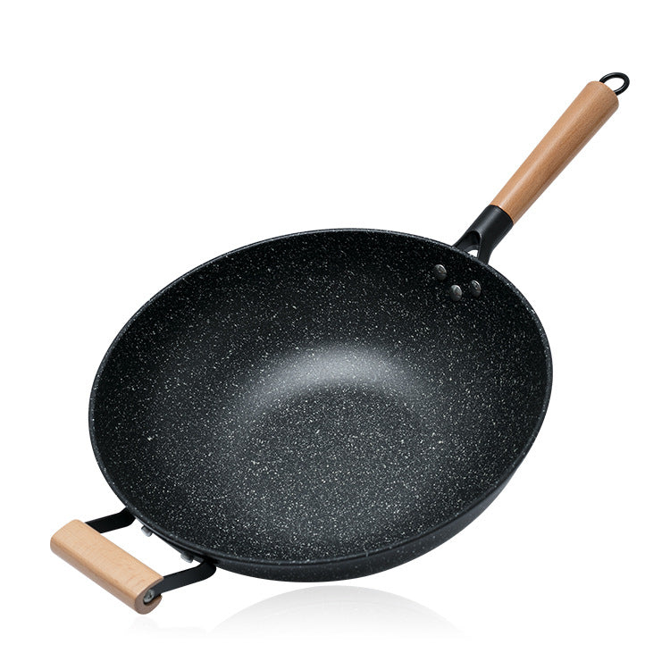 Non Stick Frying Pan With Lid Color Box Packaging Cookware