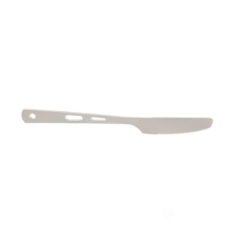 Travel Titanium Cutlery Set For Lightweight Portable Dining Use
