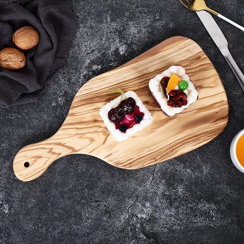Irregular Olive Wood Cutting Board For Kitchen Use