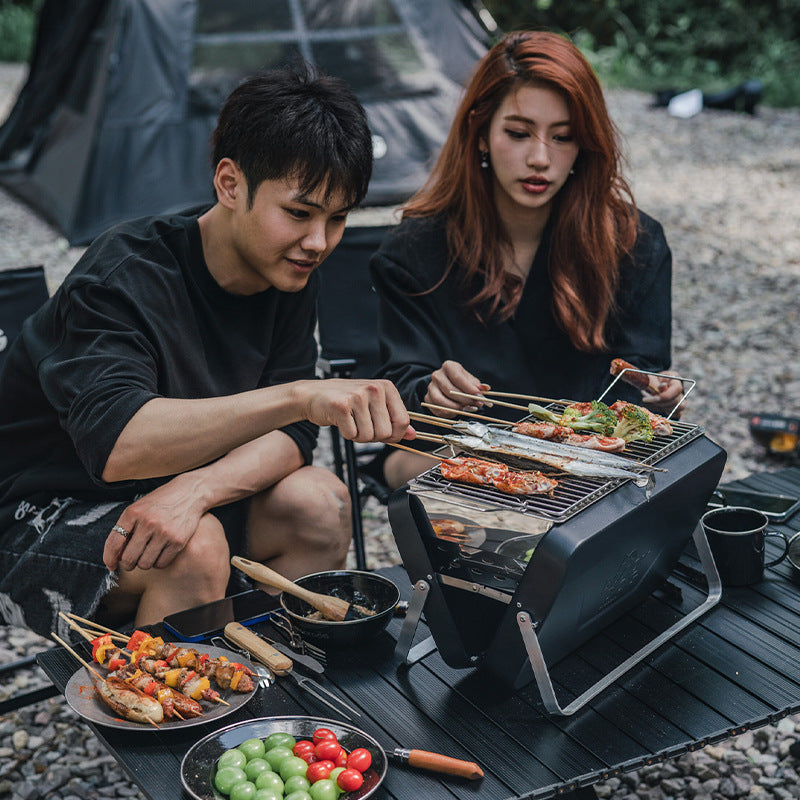 Portable Folding Outdoor BBQ Grill For Household Use