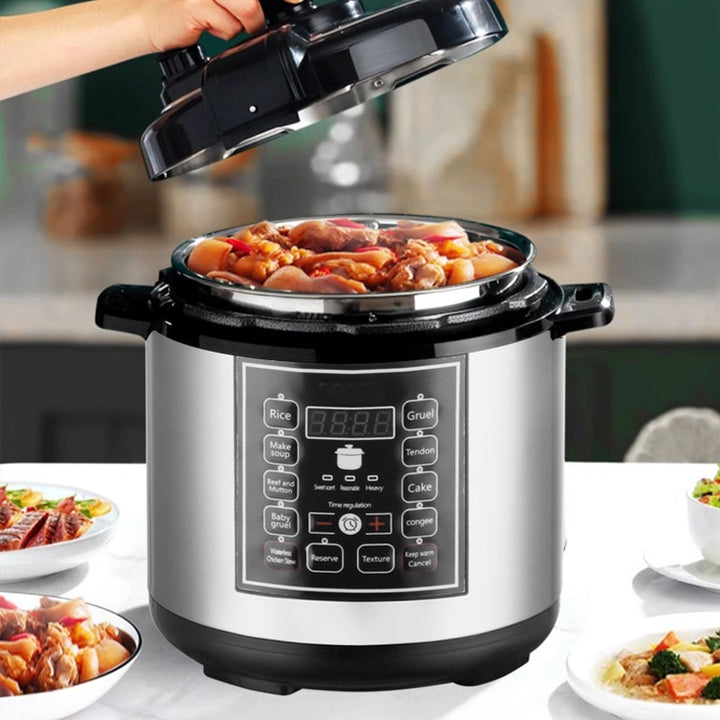 5L Intelligent Multi Function Pressure Cooker With Timer For Household Use