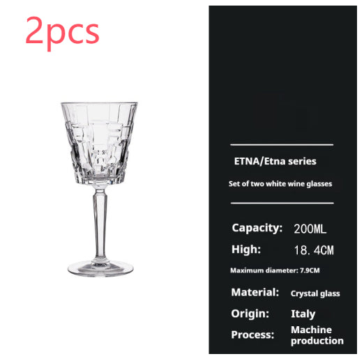 Crystal Glassware Set For Elegant Home Dining And Serving