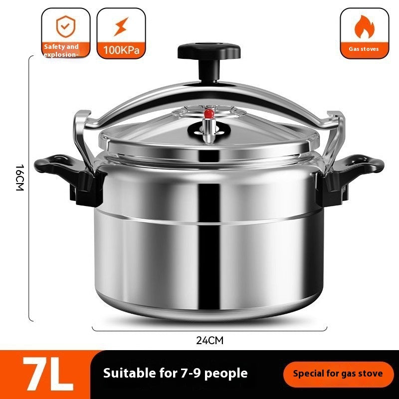 Large Capacity Explosion Proof Pressure Cooker For Gas Stove Home Use