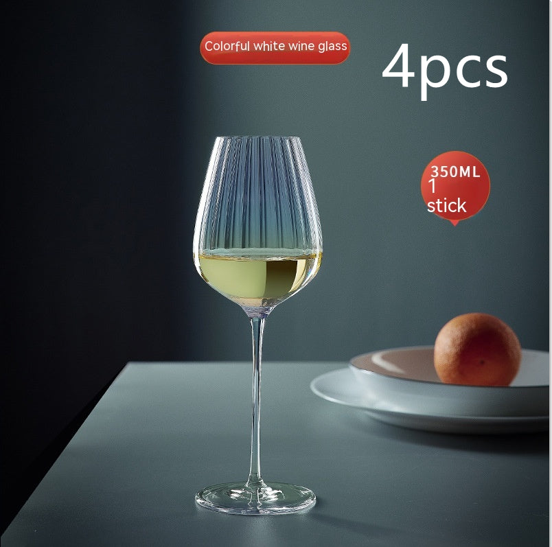 Rainbow Crystal Glass For Elegant Beverage Serving