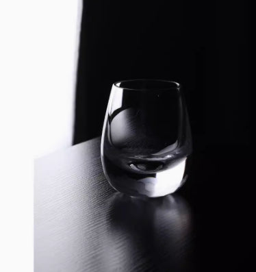 Hand Carved Crystal Glass For Elegant Beverage Serving