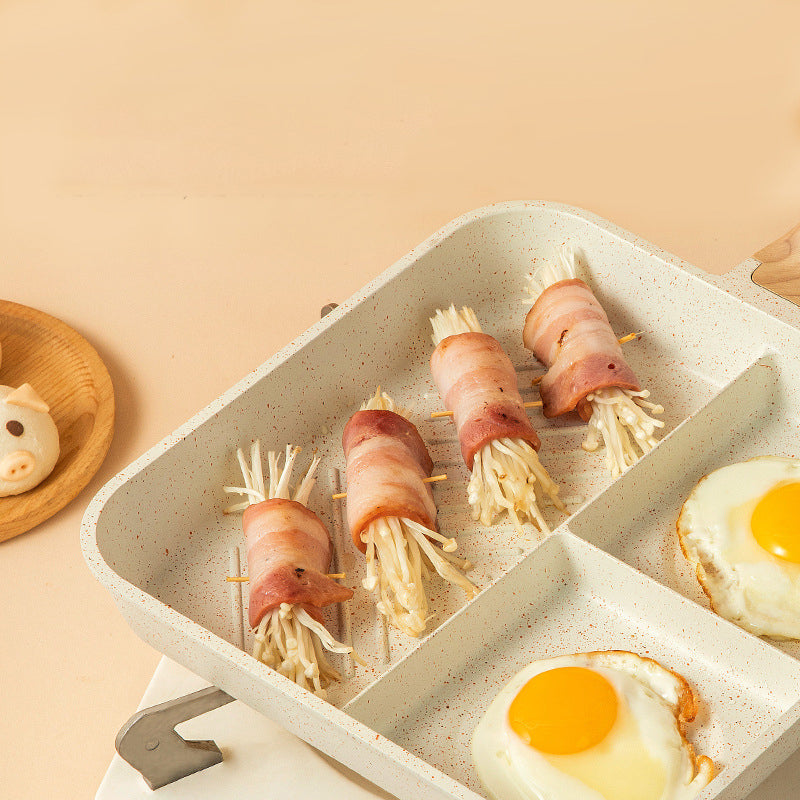 Medical Stone Non Stick Frying Pan Omelet Steak Breakfast Pan