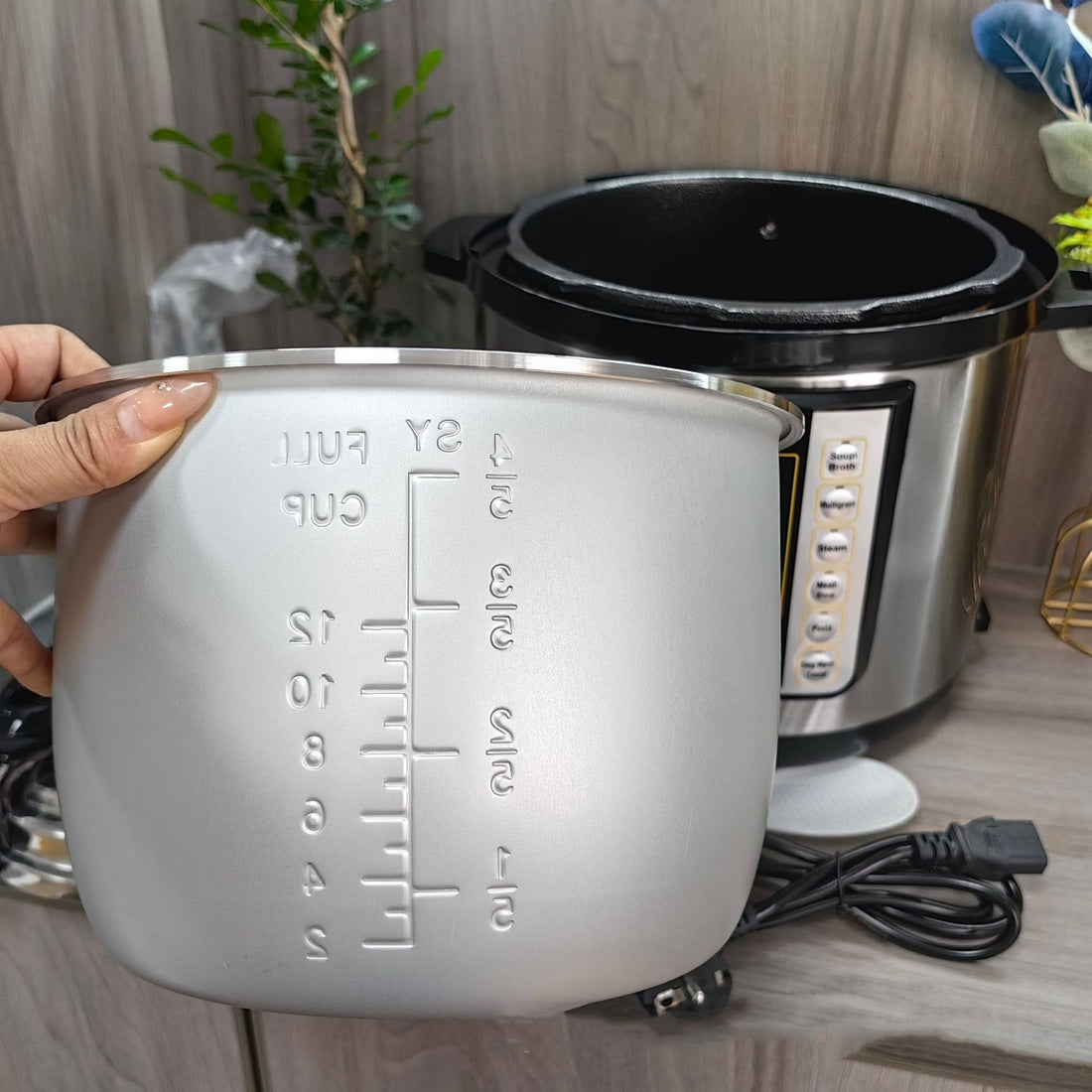 6L Multifunctional Electric Pressure Cooker With Large Capacity Design