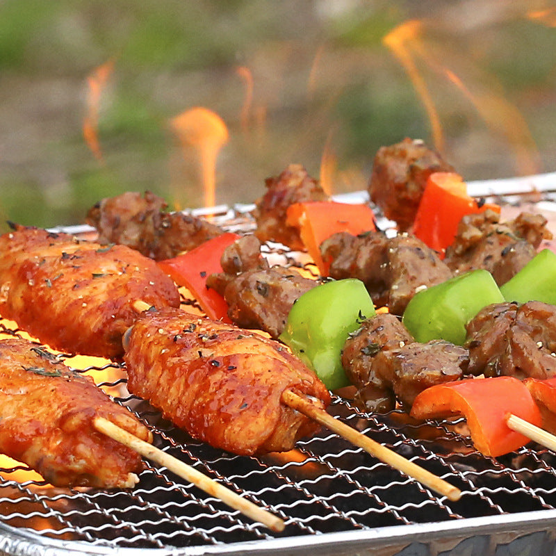 Portable Small Charcoal BBQ Grill For Outdoor Cooking Use