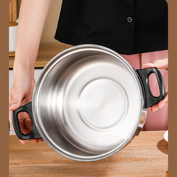 Stainless Steel Cookware Set Milk Pot Soup Pot Frying Pan Kettle