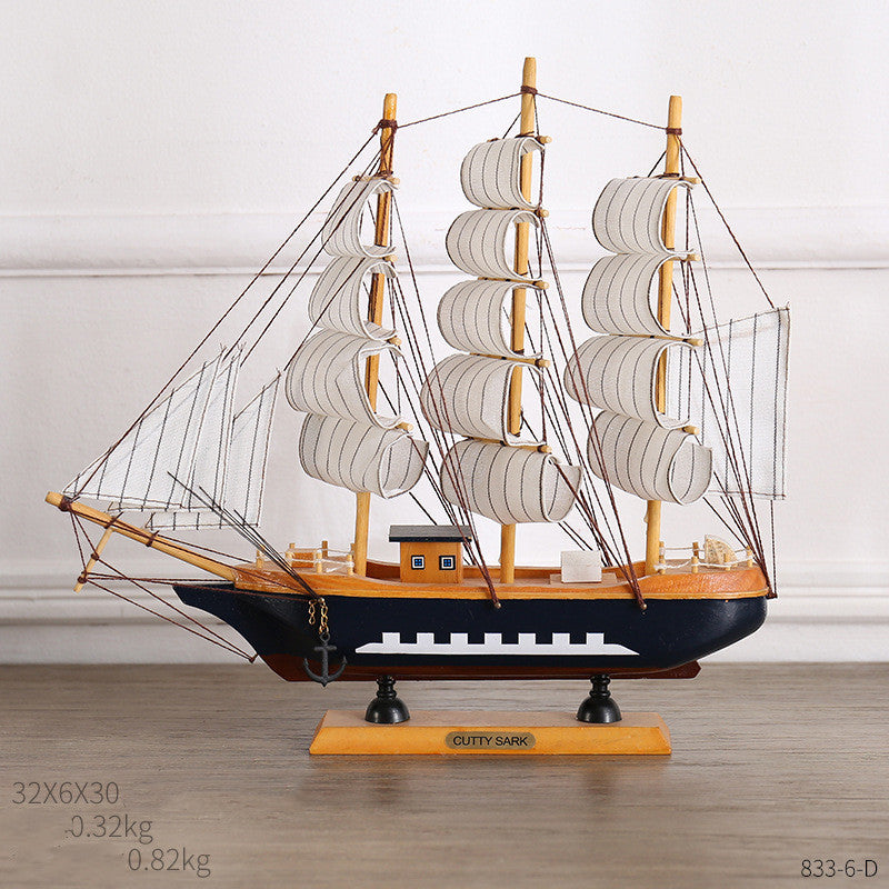 Creative Home Craft Sailing Decoration Figurine For Interior Display