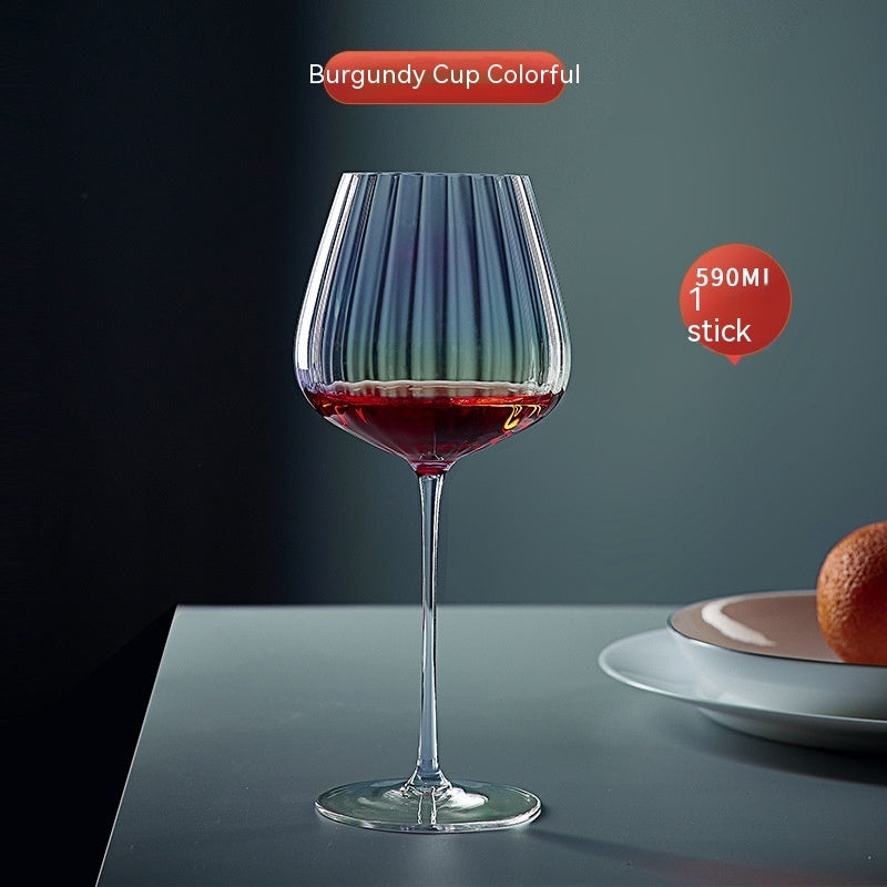 Rainbow Crystal Glass For Elegant Beverage Serving