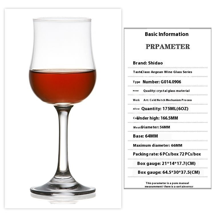 Crystal Tulip Dessert Glass For Elegant Beverage Serving