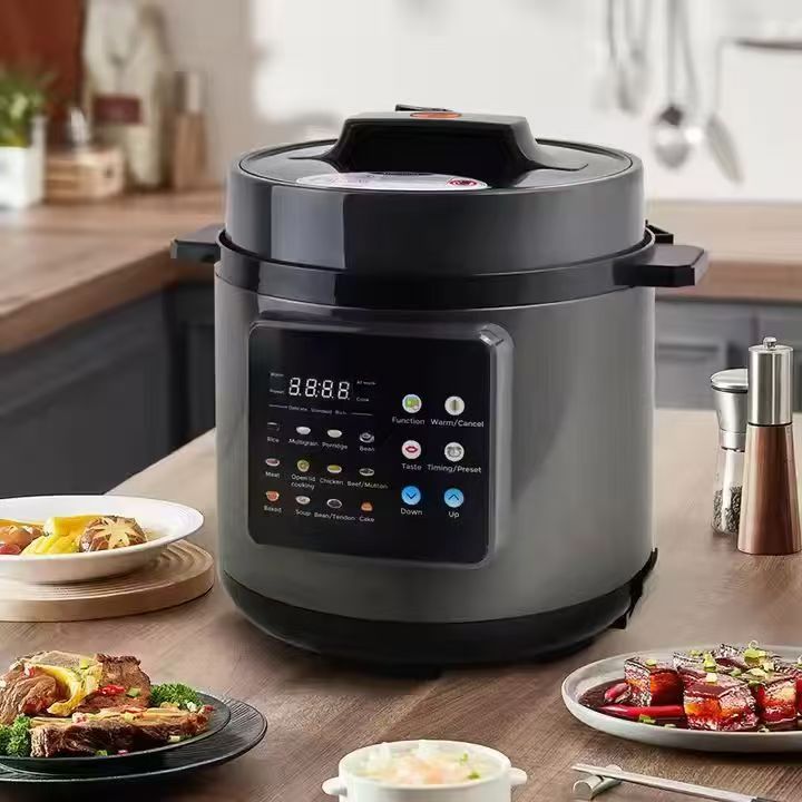 6L Automatic Electric Pressure Cooker For Multifunctional Stew Cooking