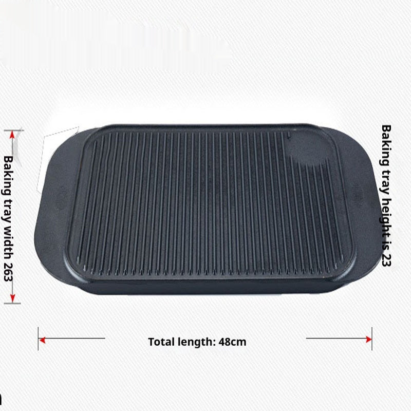 Double Sided Cast Iron Griddle For Cooking Use