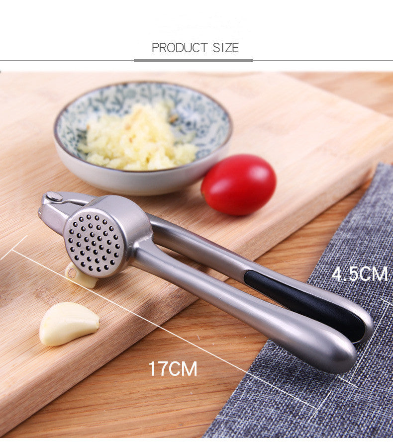 Manual Garlic Press Kitchen Gadget For Easy Mashing And Crushing