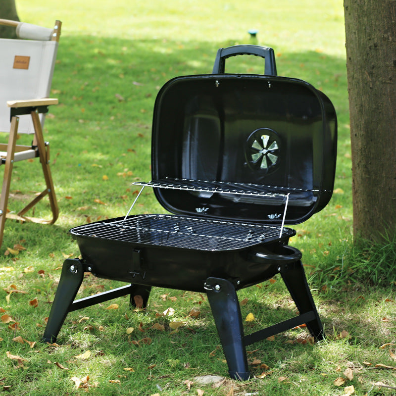 Portable Foldable Mini BBQ Grill For Small Outdoor Cooking Use