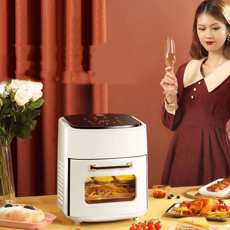 Stainless Steel Air Fryer With Modern Stylish Compact Design