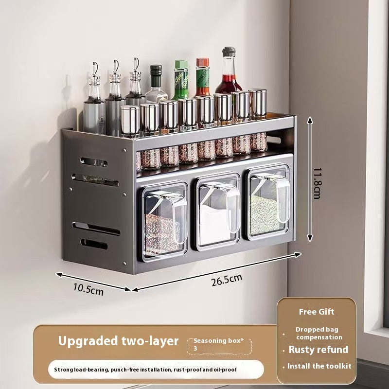 Household Fashion Kitchen Spice Storage Rack Organizer For Seasonings