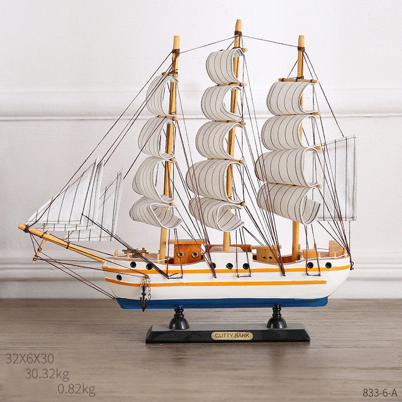 Creative Home Craft Sailing Decoration Figurine For Interior Display