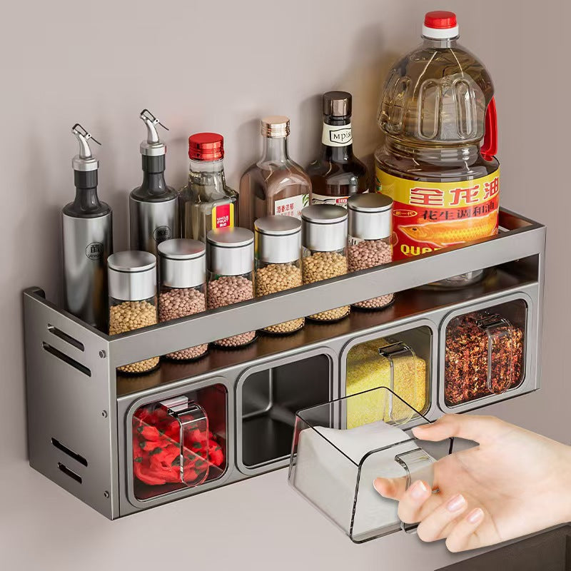 Household Fashion Kitchen Spice Storage Rack Organizer For Seasonings