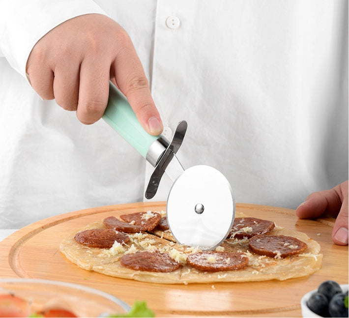 Creative Stainless Steel Kitchen Utensils With Durable Plastic Handles