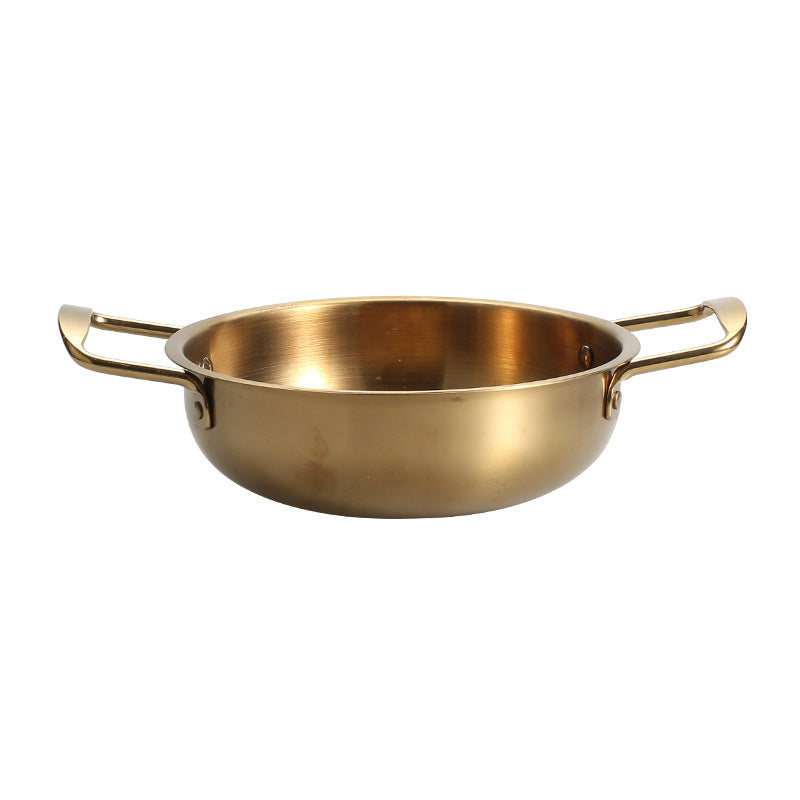 Thickened Stainless Steel Double Handle Griddle For Cooking Use