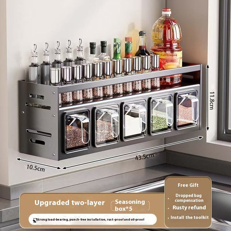 Household Fashion Kitchen Spice Storage Rack Organizer For Seasonings