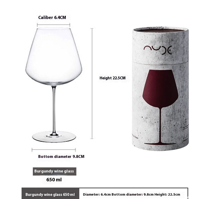 Ultra Thin Crystal Goblet For Elegant Beverage Serving
