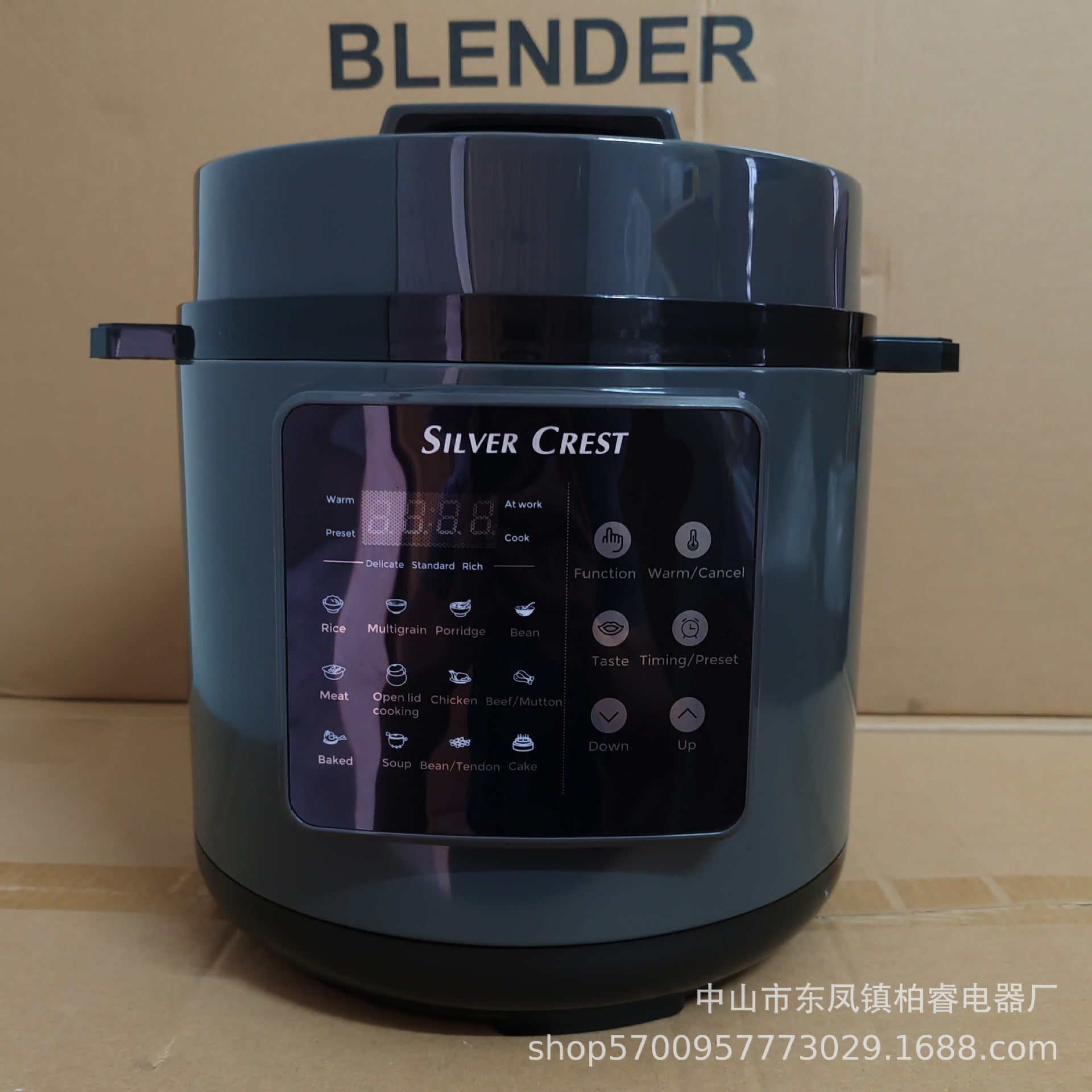 6L Automatic Electric Pressure Cooker For Multifunctional Stew Cooking