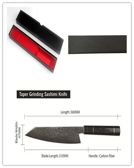 Patterned Kitchen Knife Decorative Stainless Steel Cooking Knife