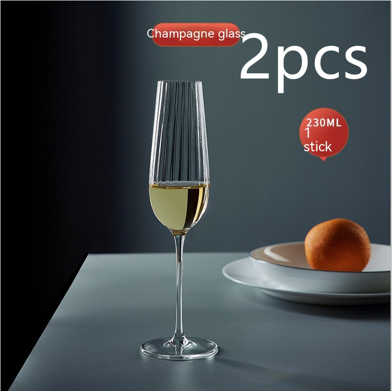 Rainbow Crystal Glass For Elegant Beverage Serving