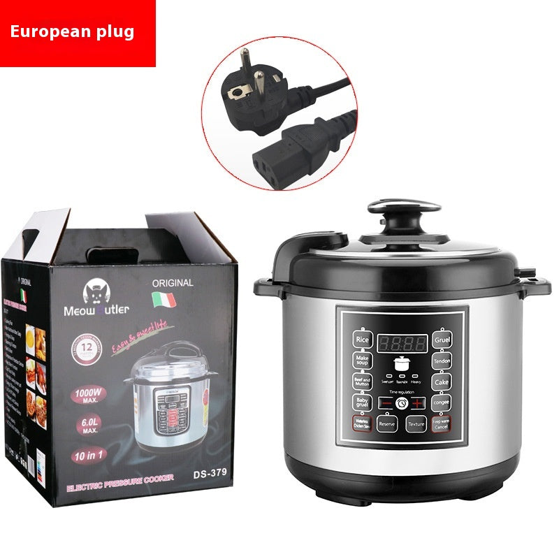 5L Intelligent Multi Function Pressure Cooker With Timer For Household Use