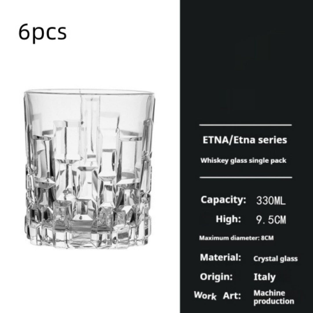 Crystal Glassware Set For Elegant Home Dining And Serving