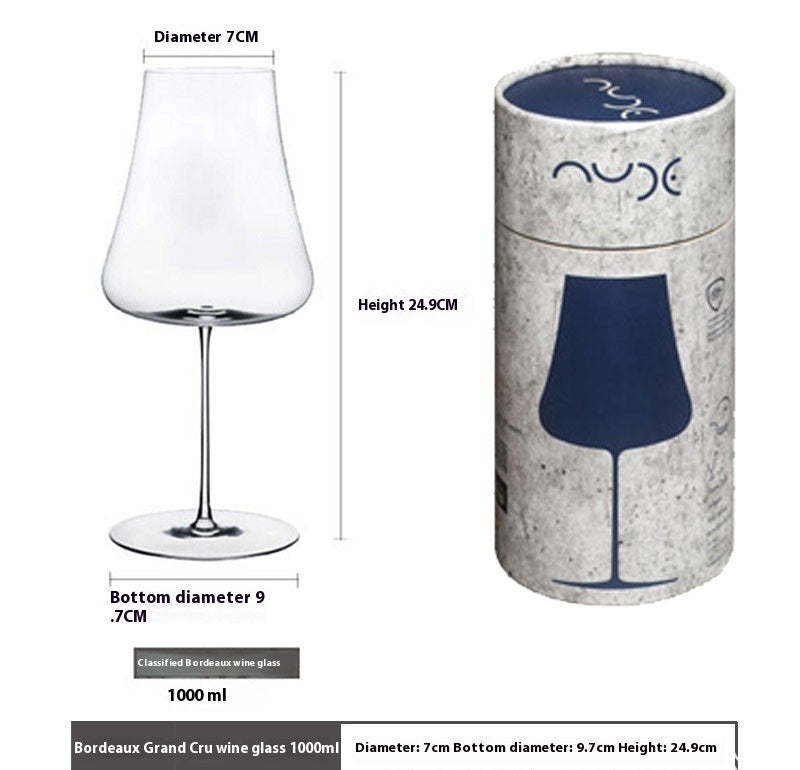 Ultra Thin Crystal Goblet For Elegant Beverage Serving