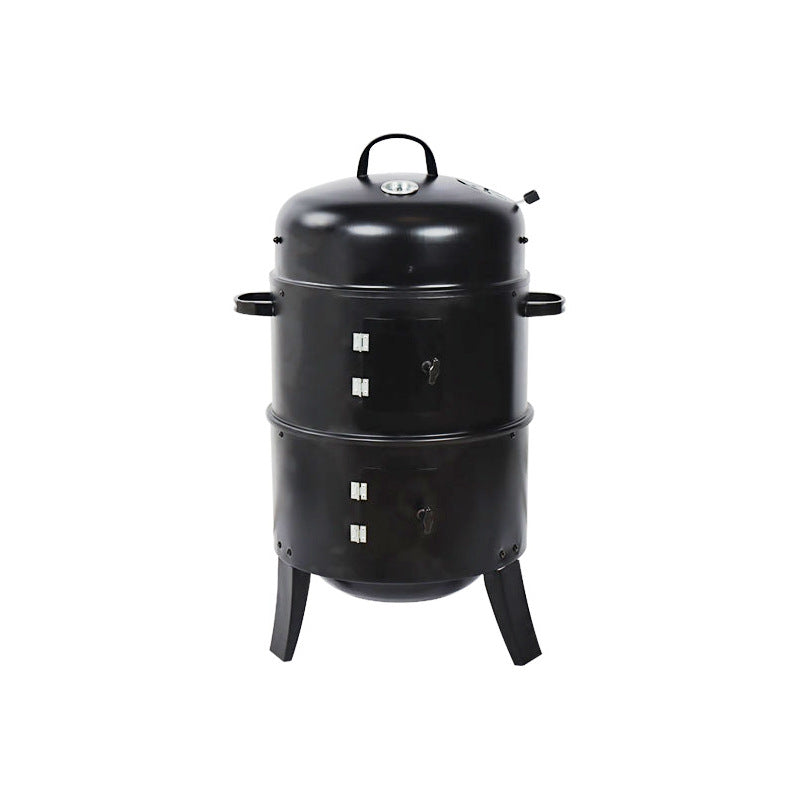 3 In 1 Outdoor Smoker And BBQ Grill For Cooking Use