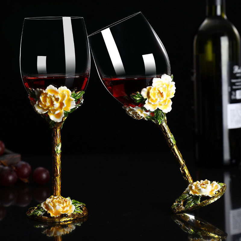 Lead Free Crystal Creative Glass For Elegant Beverage Serving